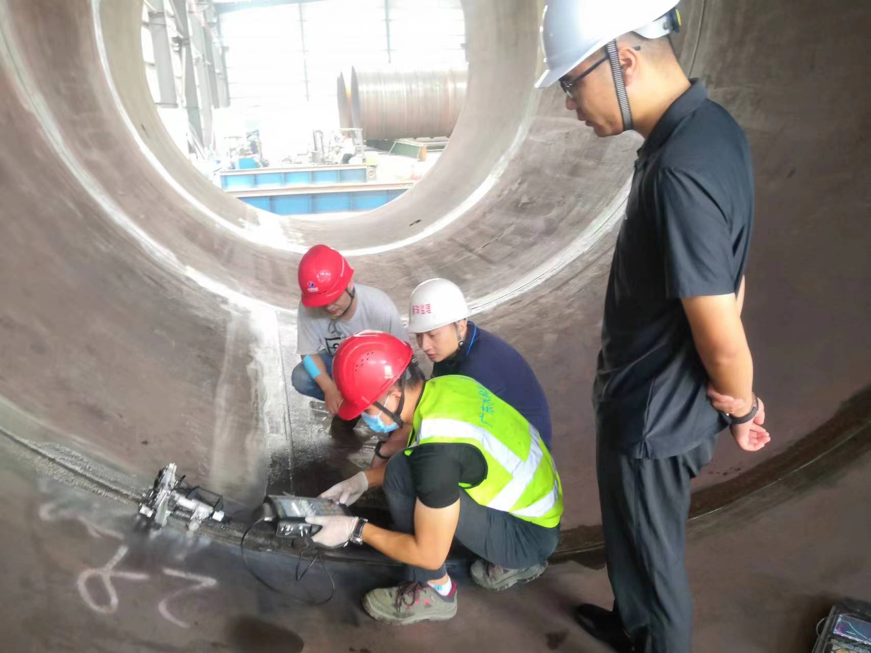 廣東省水利水電科學(xué)研究院一行到我司進行產(chǎn)品質(zhì)量檢測